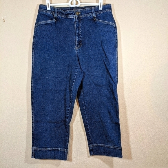 Liz Claiborne Tabitha Cropped Denim Jeans - Picture 4 of 4